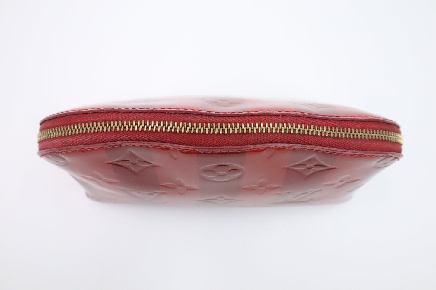 Louis Vuitton Pochette Cosmetique in Red and Pomme D'Amour Vernis