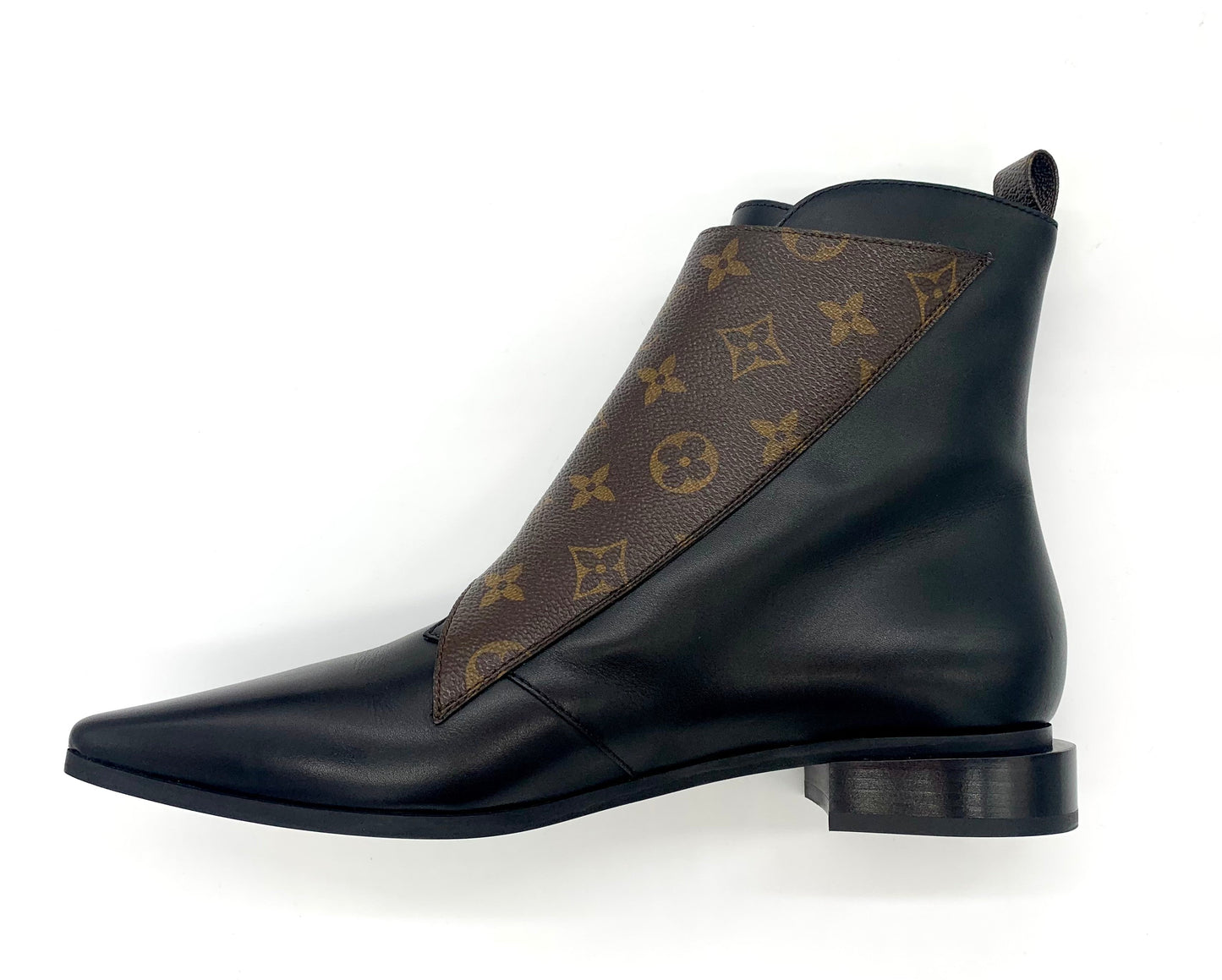 LOUIS VUITTON JUMBLE FLAT ANKLE BOOTS