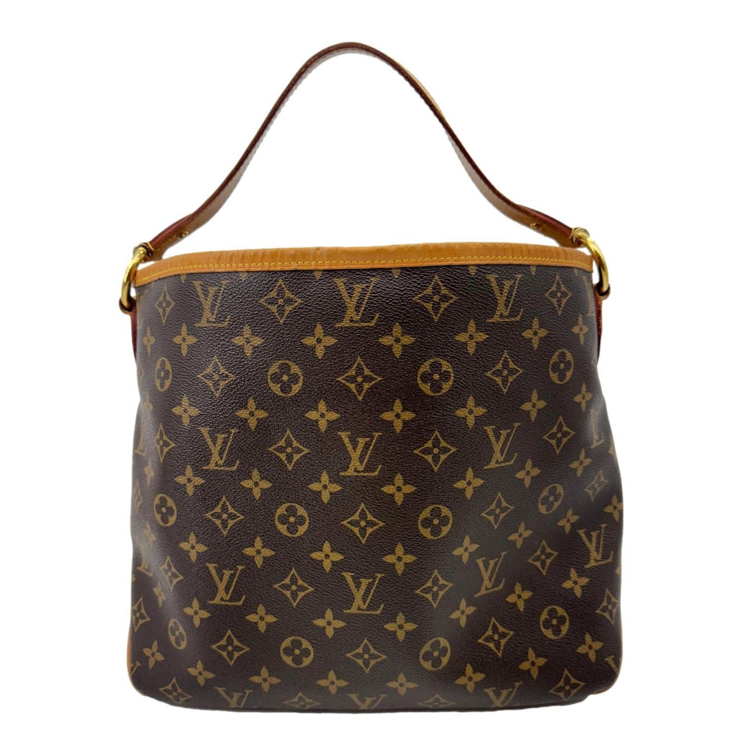 LOUIS VUITTON Delightful MM NM Monogram Canvas Hobo Shoulder Bag Brown