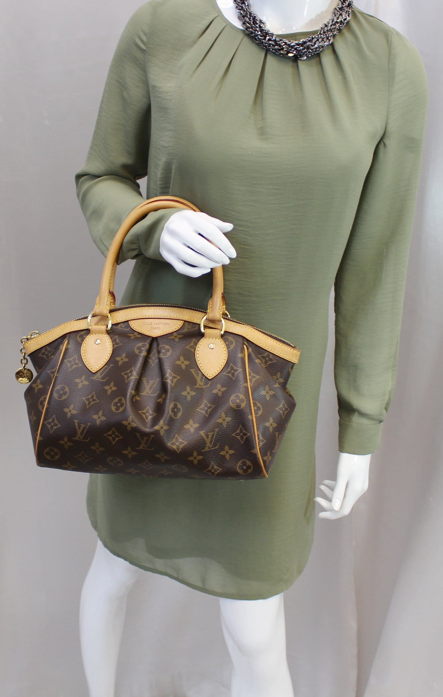 LOUIS VUITTON Monogram Canvas Tivoli PM Shoulder Handbag
