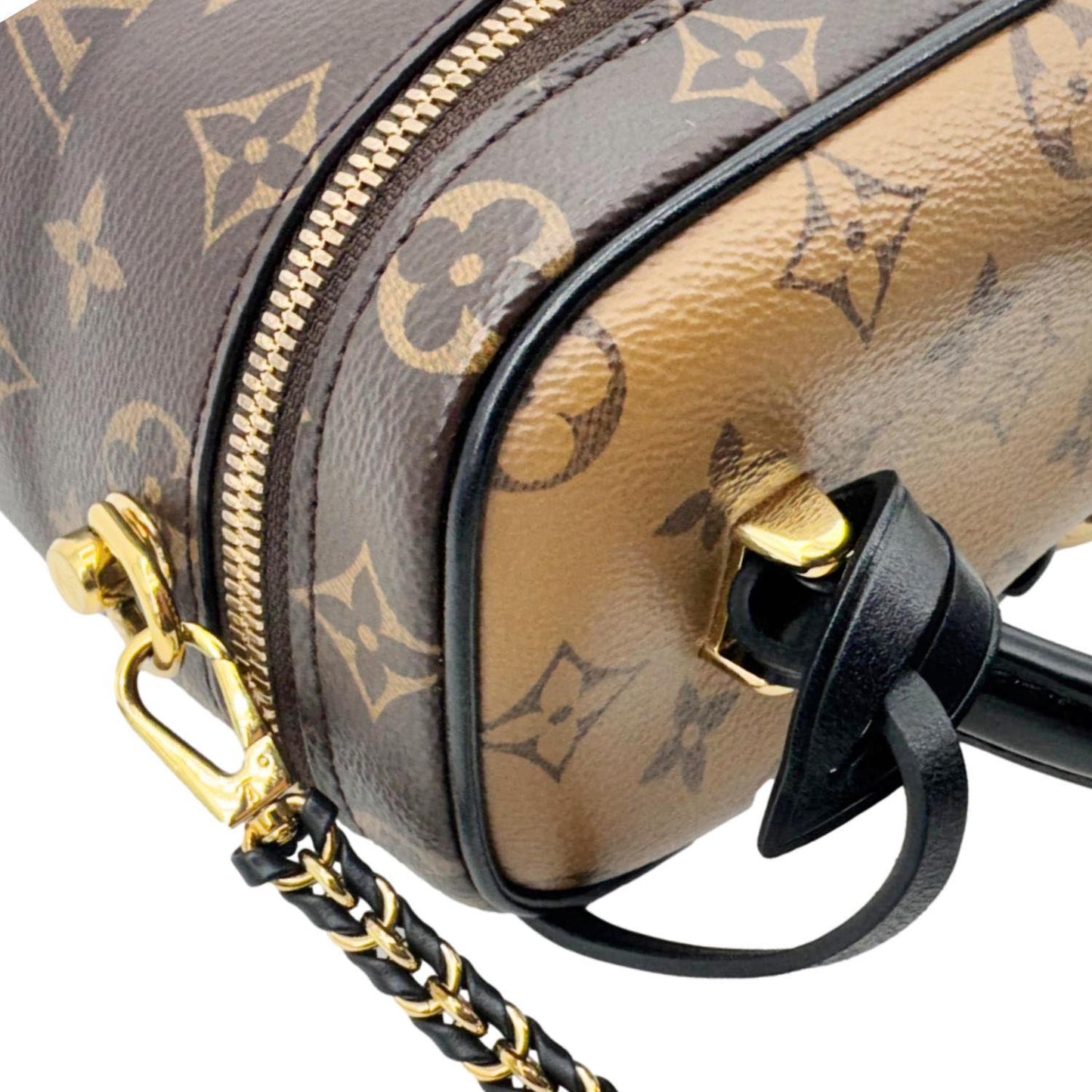 LOUIS VUITTON Vanity PM Monogram Reverse Canvas Shoulder Bag Brown