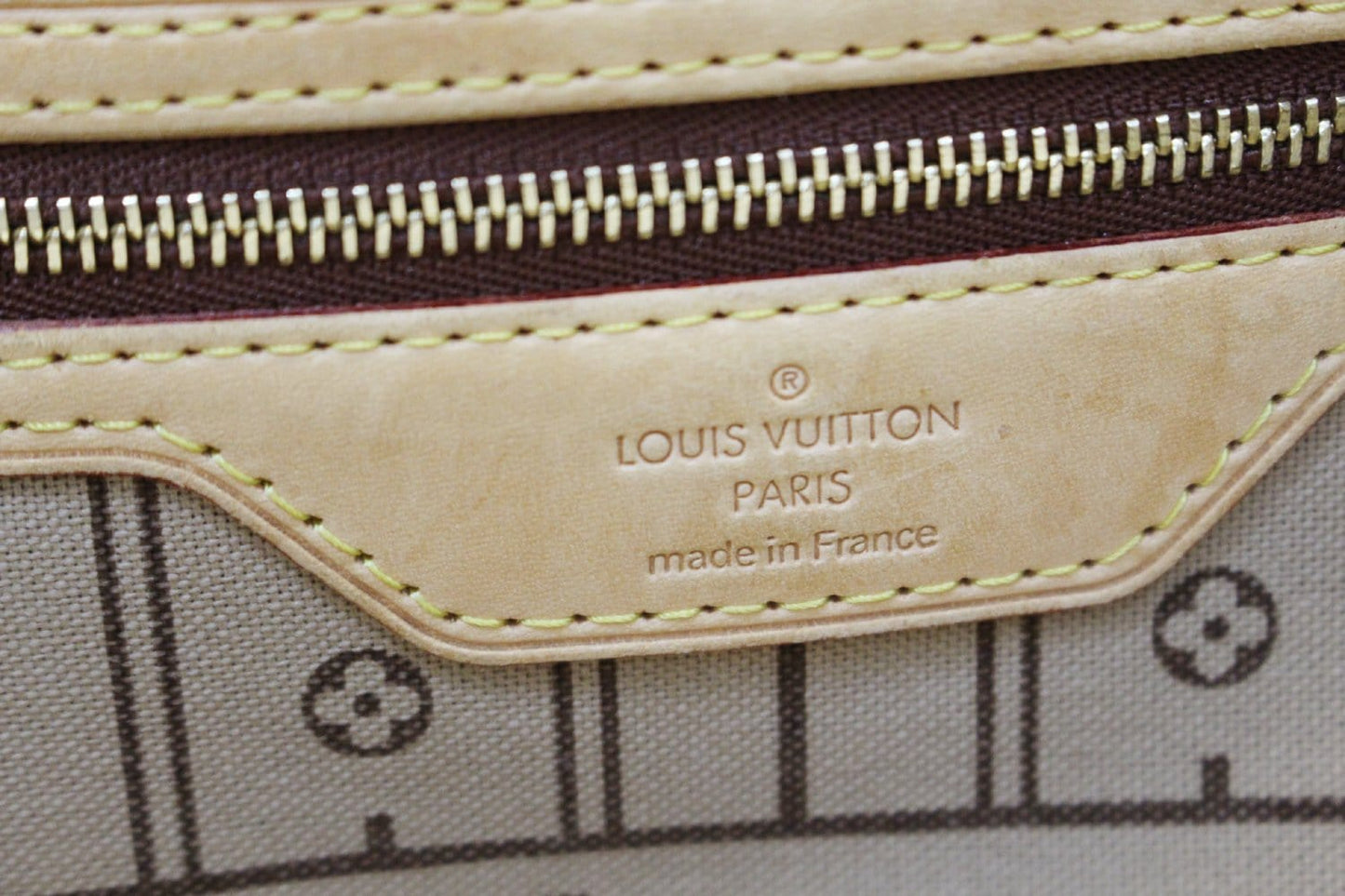 LOUIS VUITTON Monogram Canvas Neverfull GM Brown Tote Bag