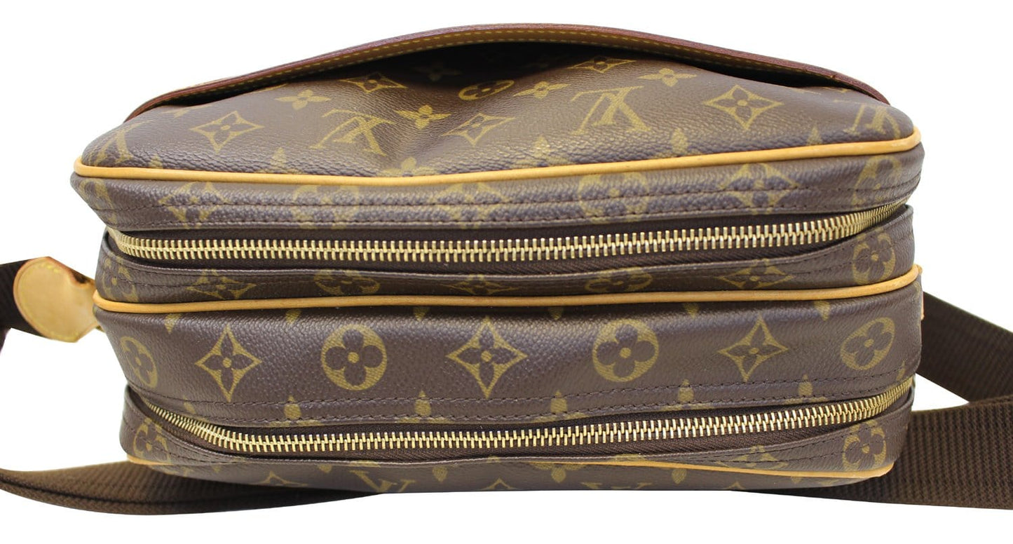 LOUIS VUITTON Monogram Reporter PM Shoulder Bag