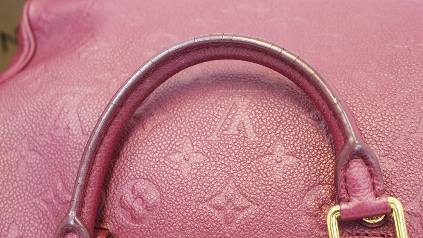 Louis Vuitton Empreinte Leather Speedy Bandouliere 25 Shoulder Bag