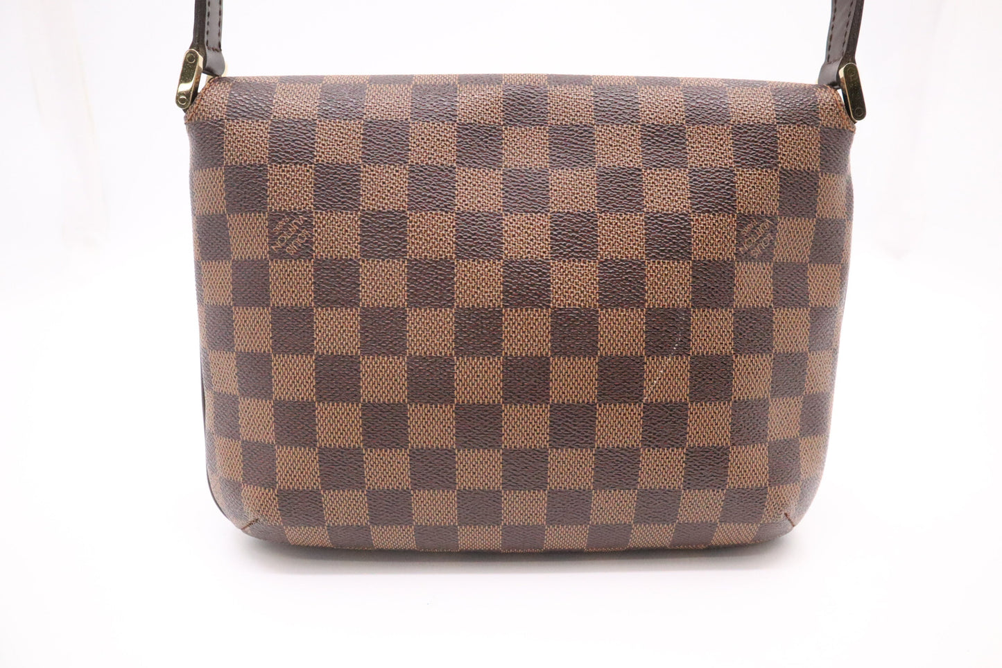 Louis Vuitton Musette Tango Short in Damier Ebene Canvas