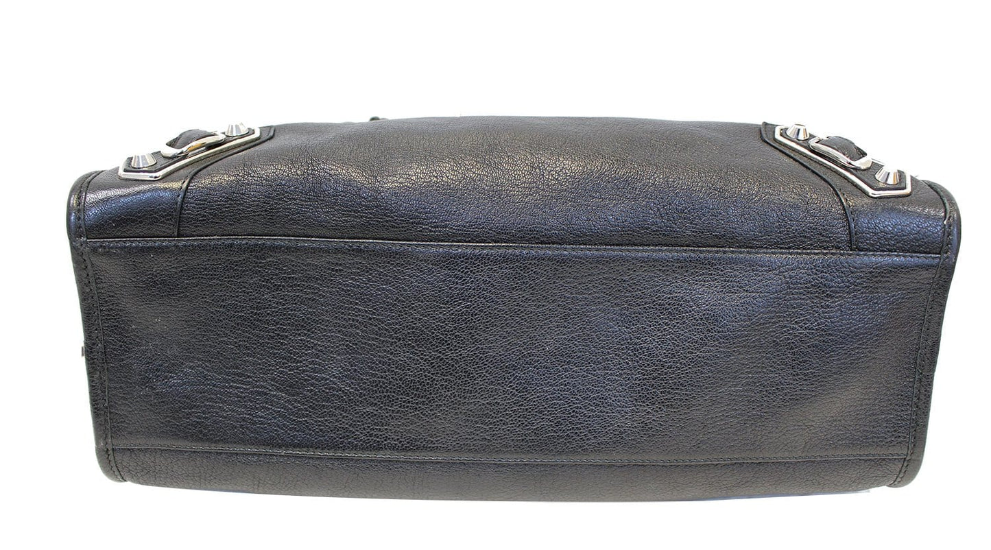 Balenciaga Balen Classic Metallic Edge City Medium Satchel Bag
