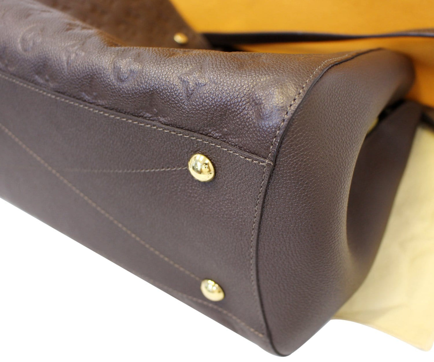 LOUIS VUITTON Terre Monogram Empreinte Montaigne GM Shoulder Bag