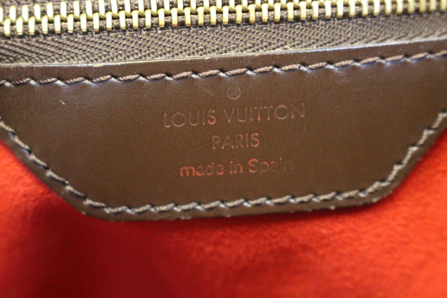 LOUIS VUITTON Damier Ebene Hampstead MM Shoulder Handbag