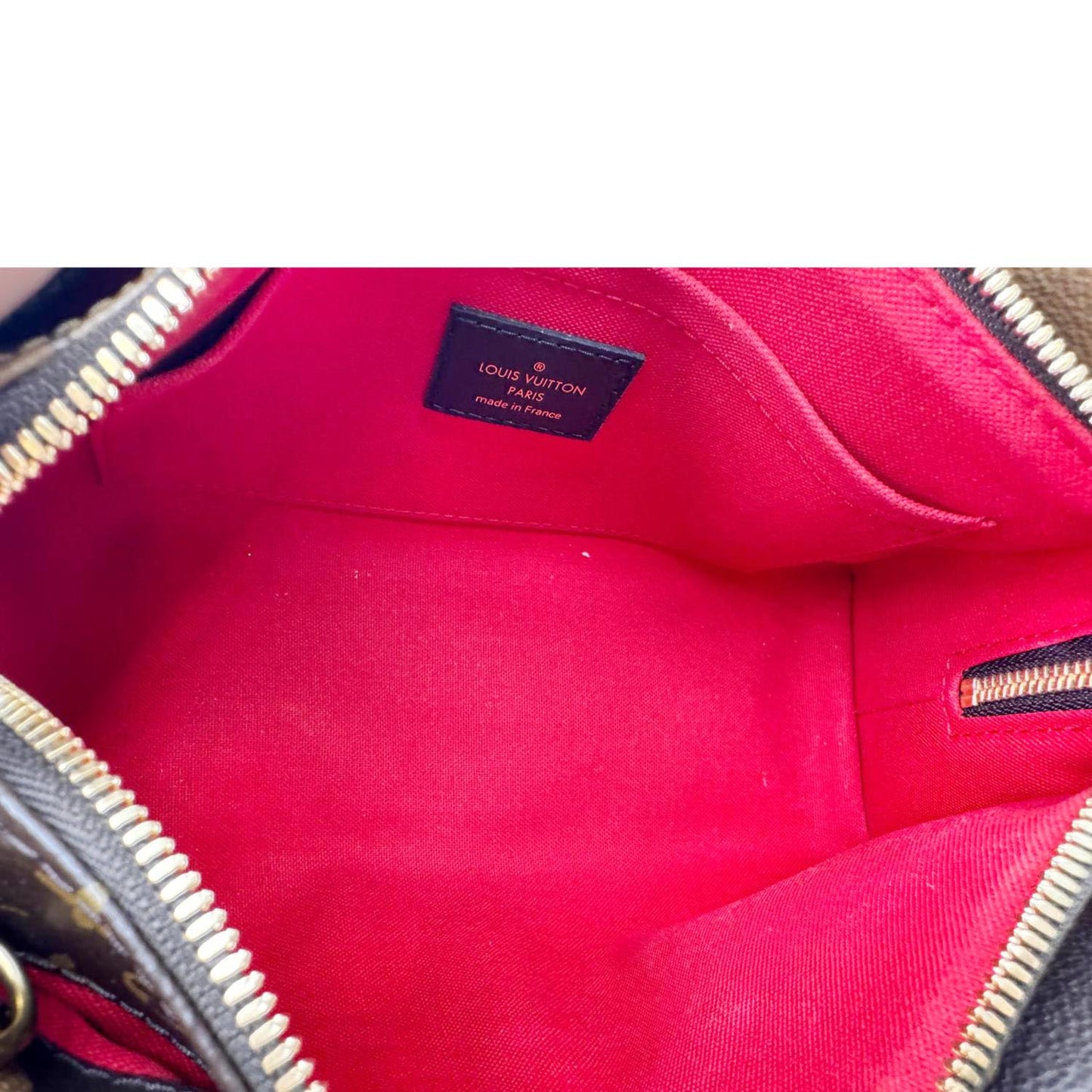 LOUIS VUITTON On-The-Go East West Monogram Canvas Chain 2way Shoulder Bag Brown