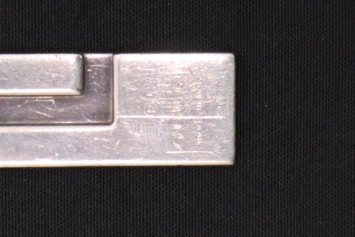 Gucci Rectangle Necklace in Sterling Silver