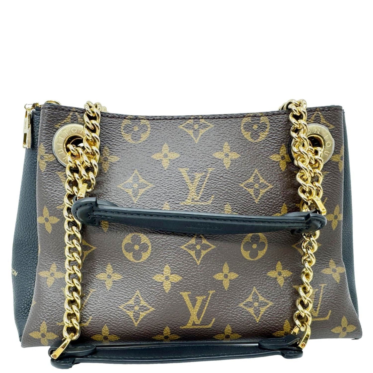 LOUIS VUITTON Surene BB Monogram Canvas Shoulder Bag Black