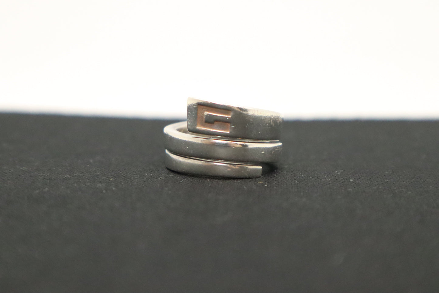 Gucci Sprial G Ring in Sterling Silver