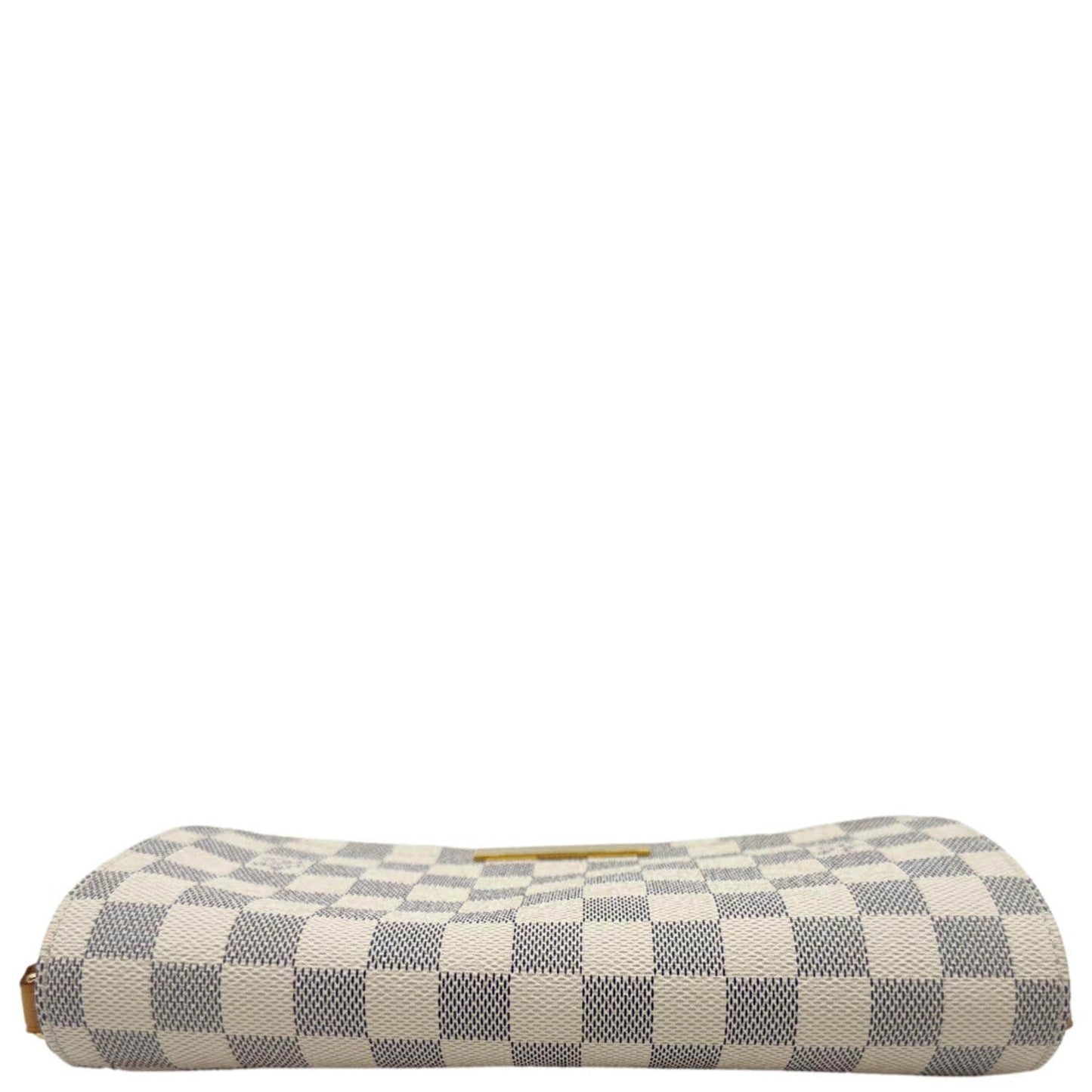 LOUIS VUITTON Favorite MM Damier Azur Crossbody Bag White