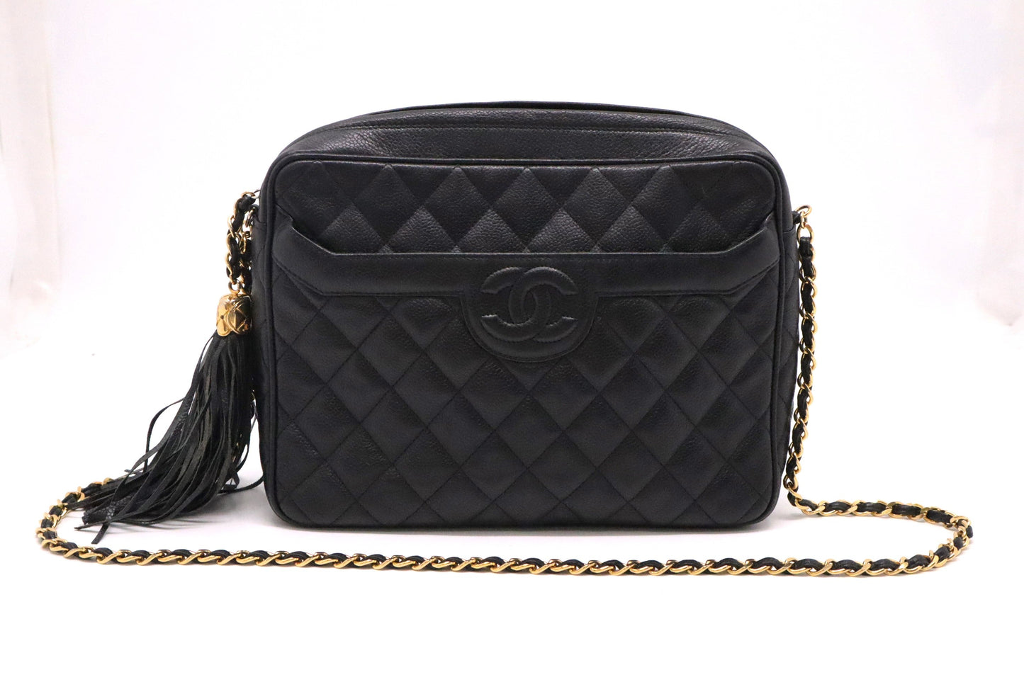 Chanel Camera Bag in Black Caviar Leather