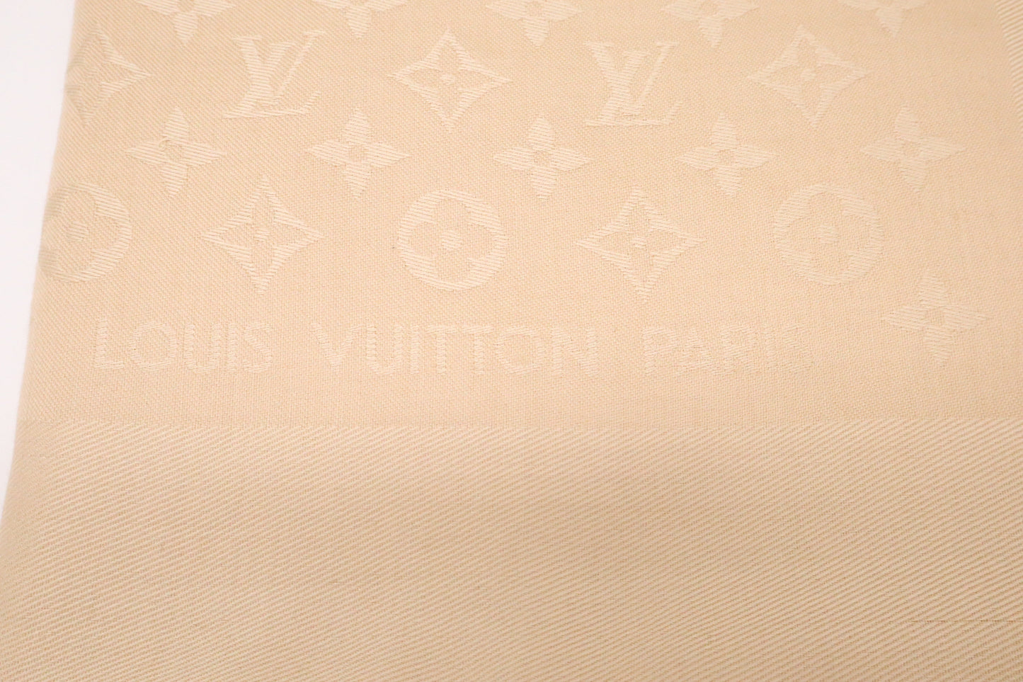 Louis Vuitton Scarf in Beige Monogram