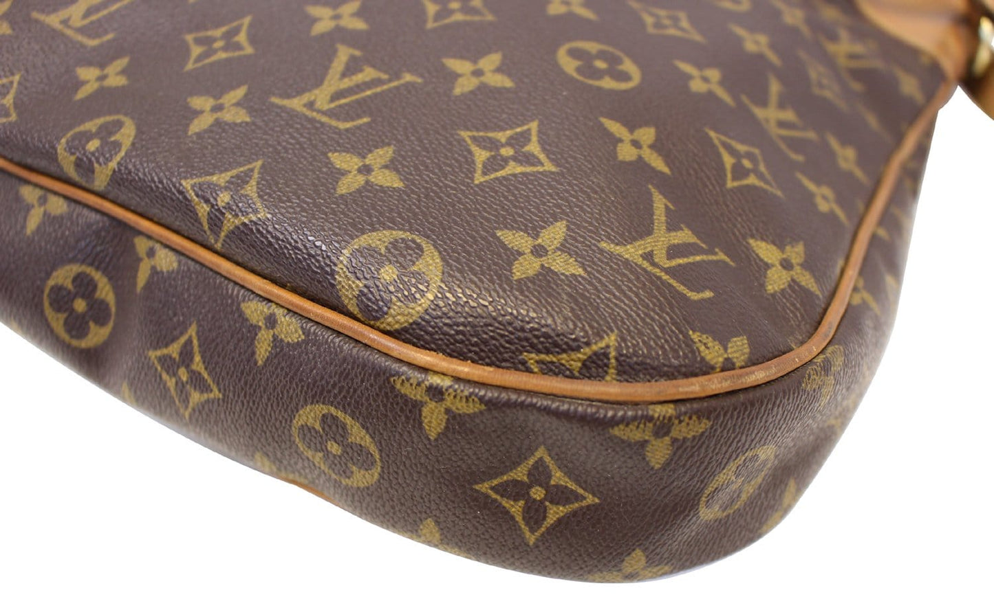 LOUIS VUITTON Monogram Canvas Brown Odeon MM Crossbody Bag