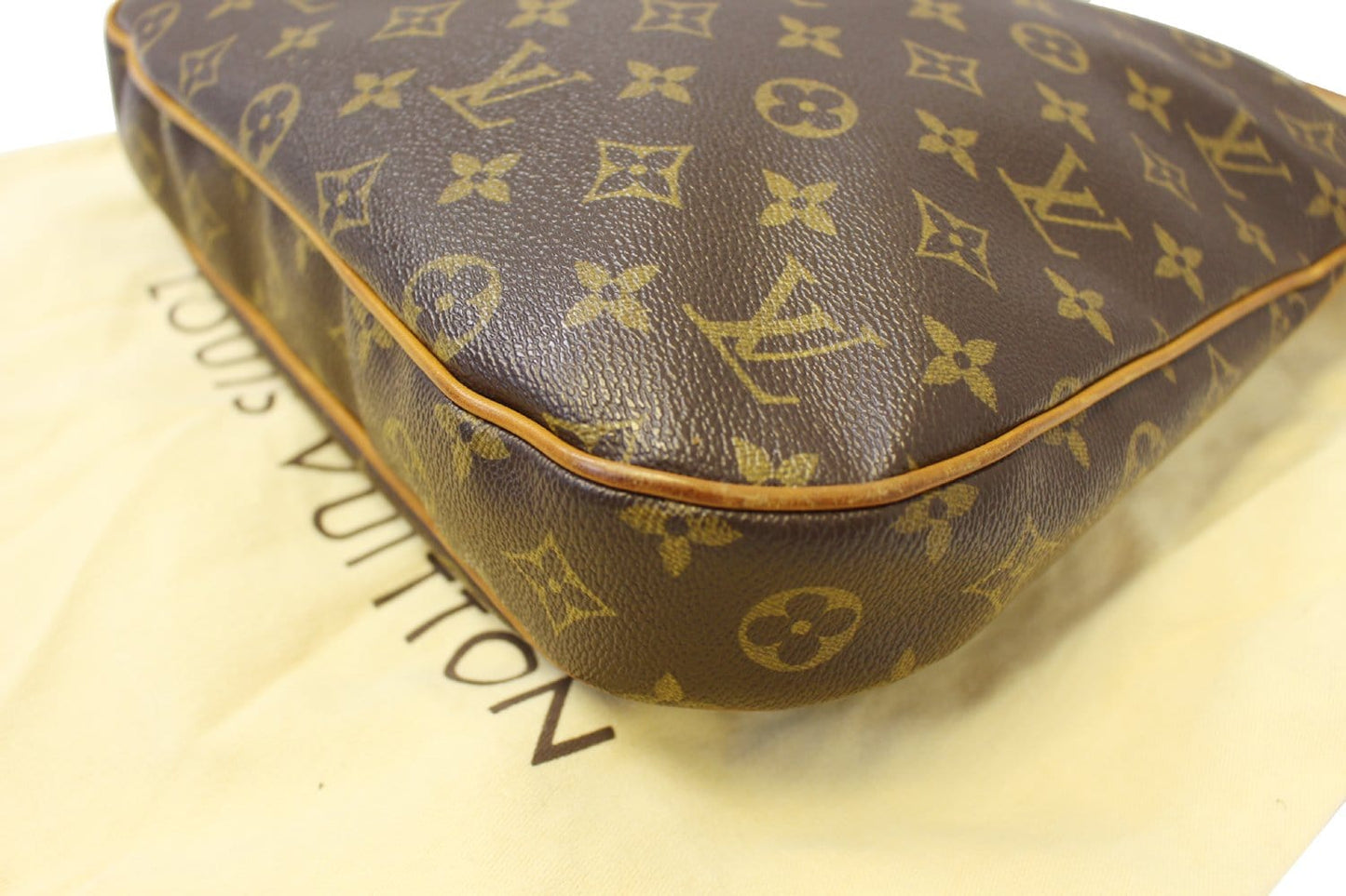 LOUIS VUITTON Monogram Canvas Brown Odeon MM Crossbody Bag