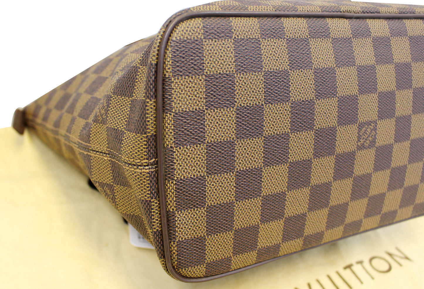 LOUIS VUITTON Saleya PM  Damier Ebene Brown Tote Shoulder Bag