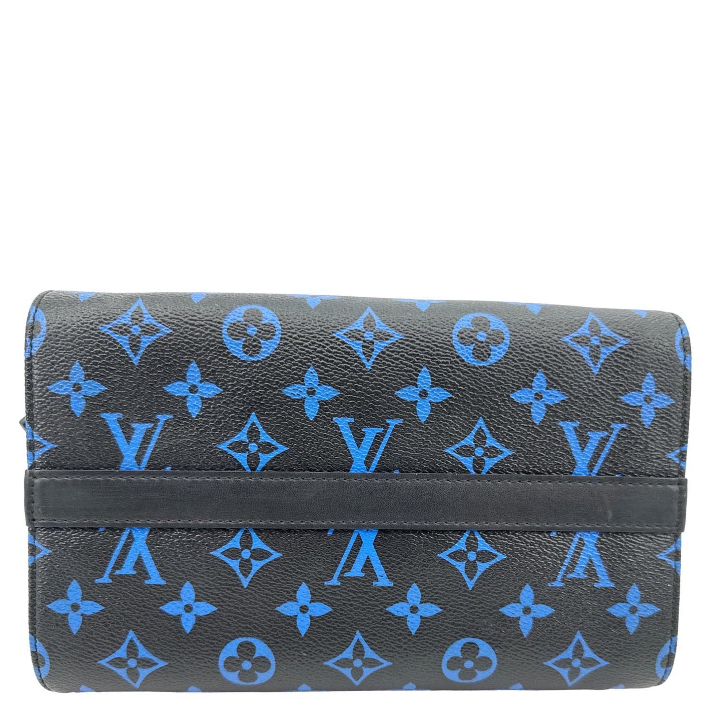 LOUIS VUITTON Speedy Amazon PM Monogram Canvas Shoulder Bag Blue Noir
