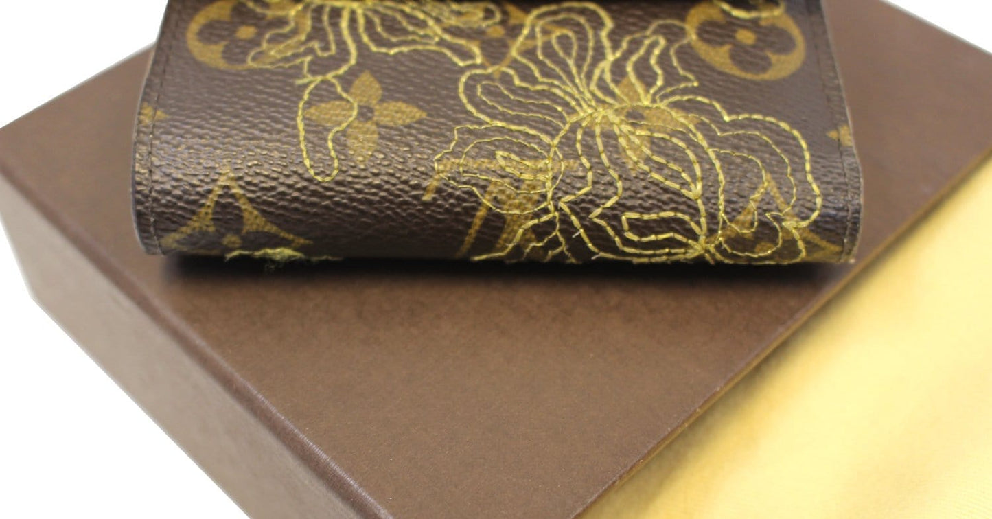 LOUIS VUITTON Gold Monogram Dentelle Trifold Wallet Limited - Sale