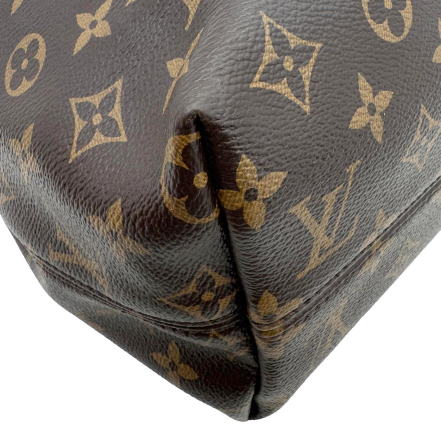 LOUIS VUITTON Graceful MM Monogram Canvas Shoulder Bag Brown