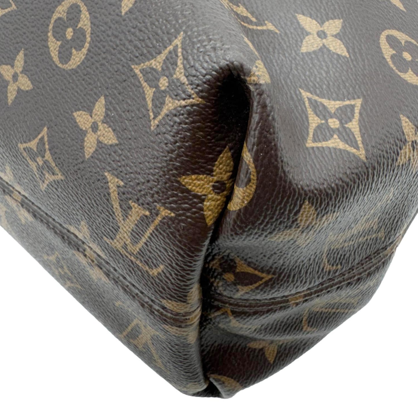 LOUIS VUITTON Graceful MM Monogram Canvas Shoulder Bag Brown