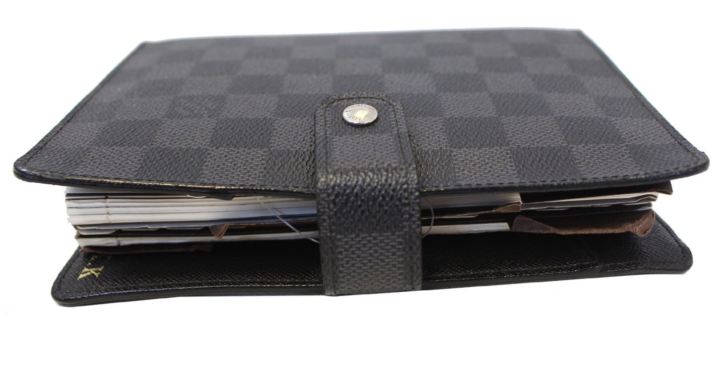 LOUIS VUITTON Damier Graphite Agenda MM Day Planner Cover - Sale