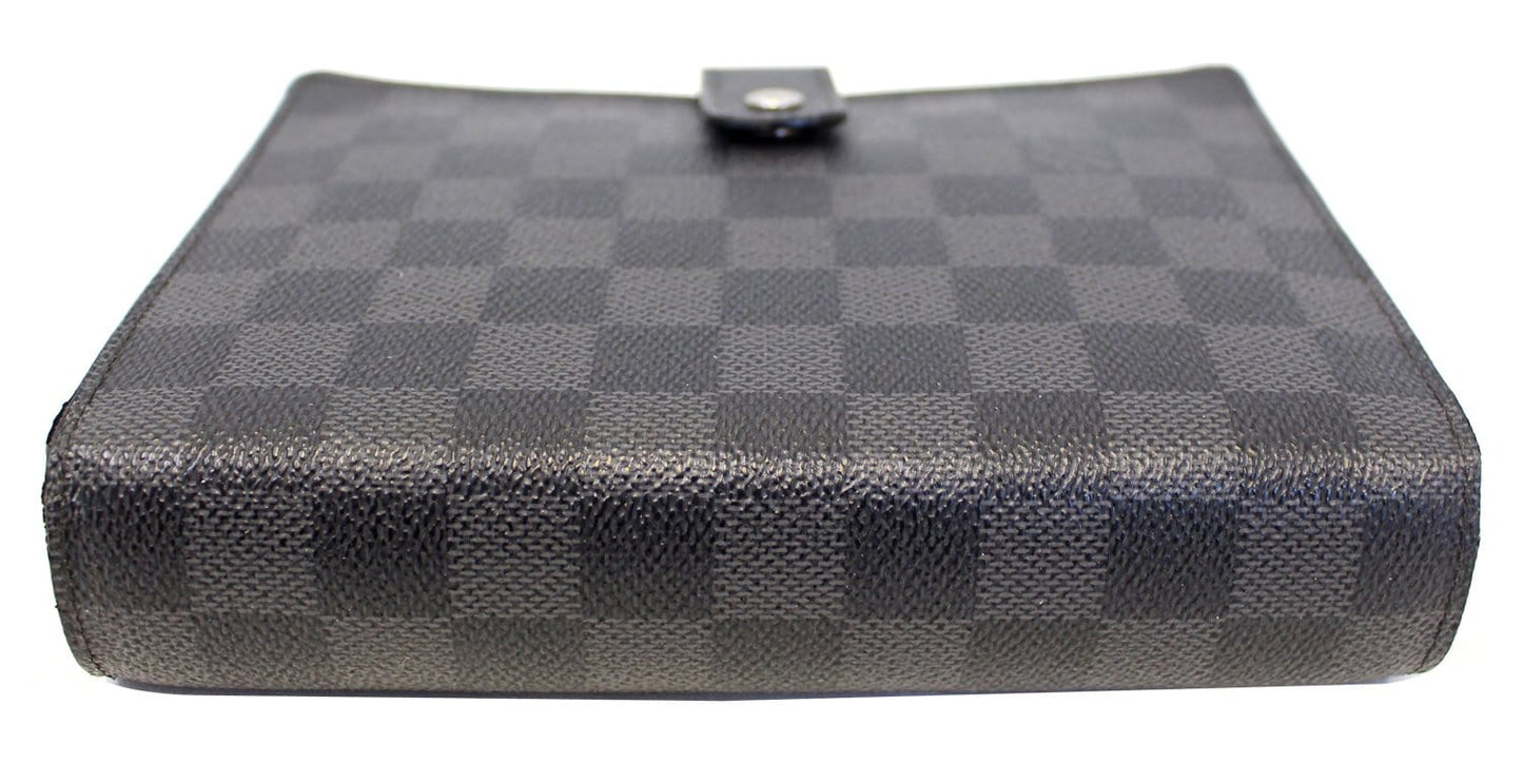 LOUIS VUITTON Damier Graphite Agenda MM Day Planner Cover - Sale