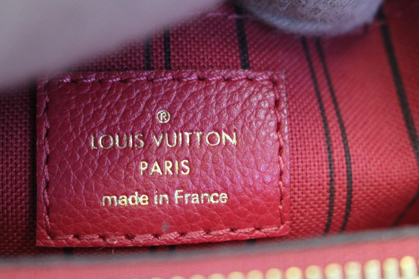 LOUIS VUITTON Dahlia Empreinte Leather Montaigne BB Shoulder Bag