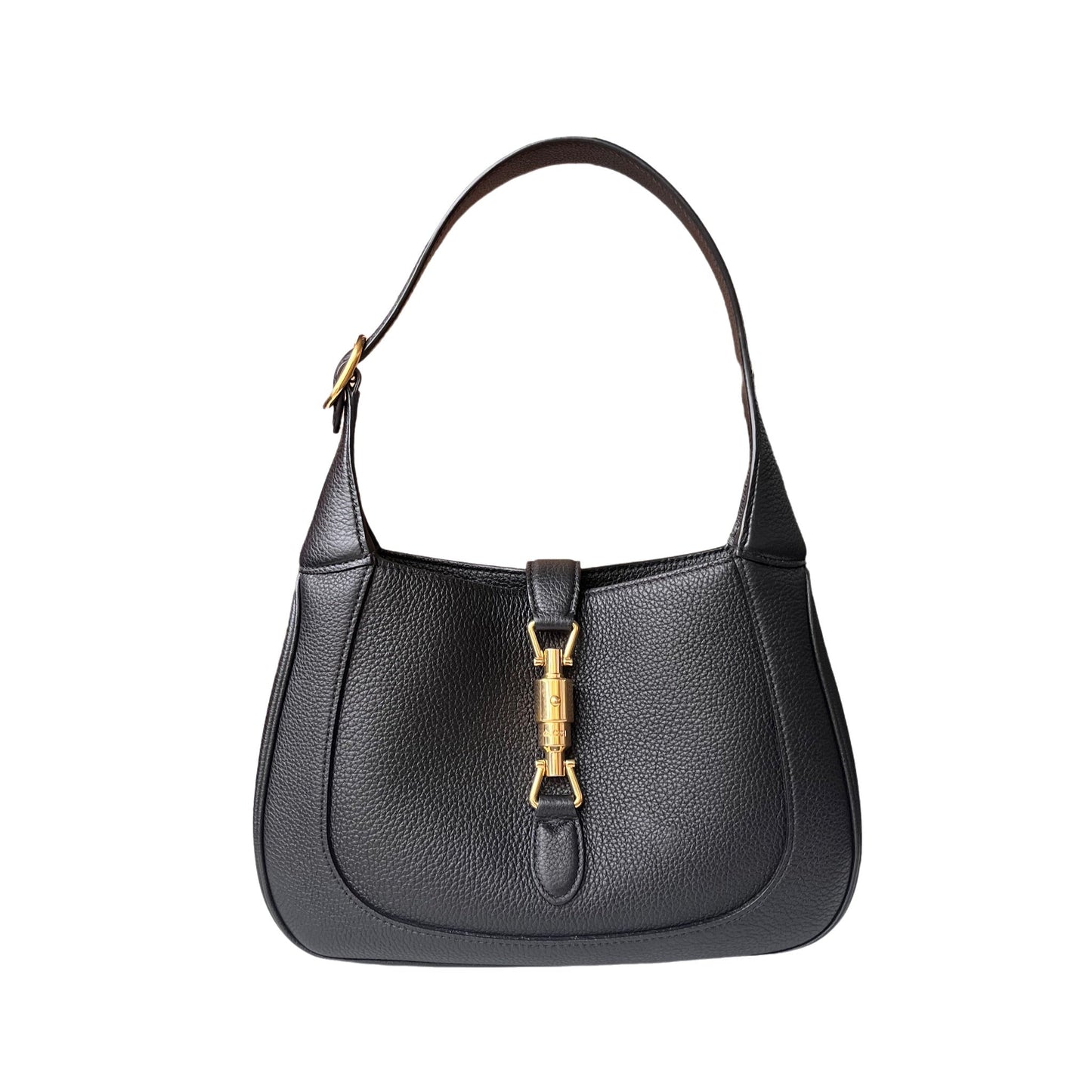 Gucci Jackie 1961 Black Pebbled Leather Bag Small