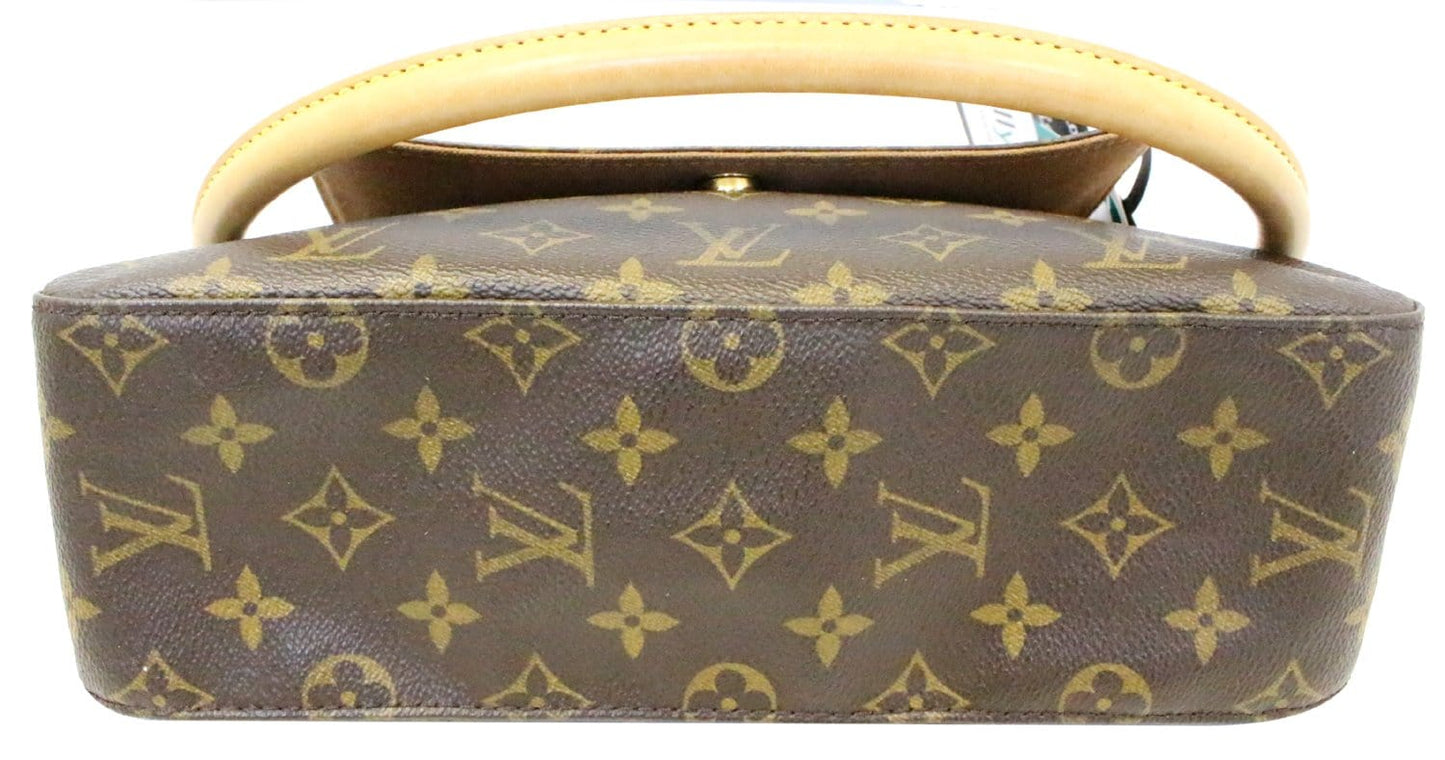 LOUIS VUITTON Monogram Mini Looping Shoulder Handbag
