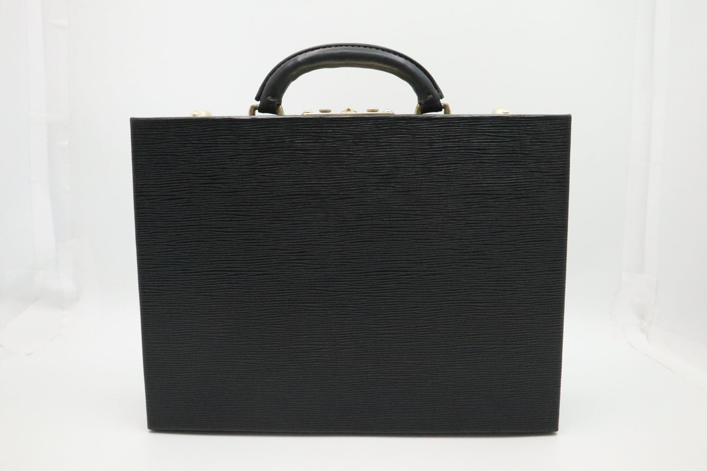 Louis Vuitton Jewelry Briefcase in Black Epi Leather