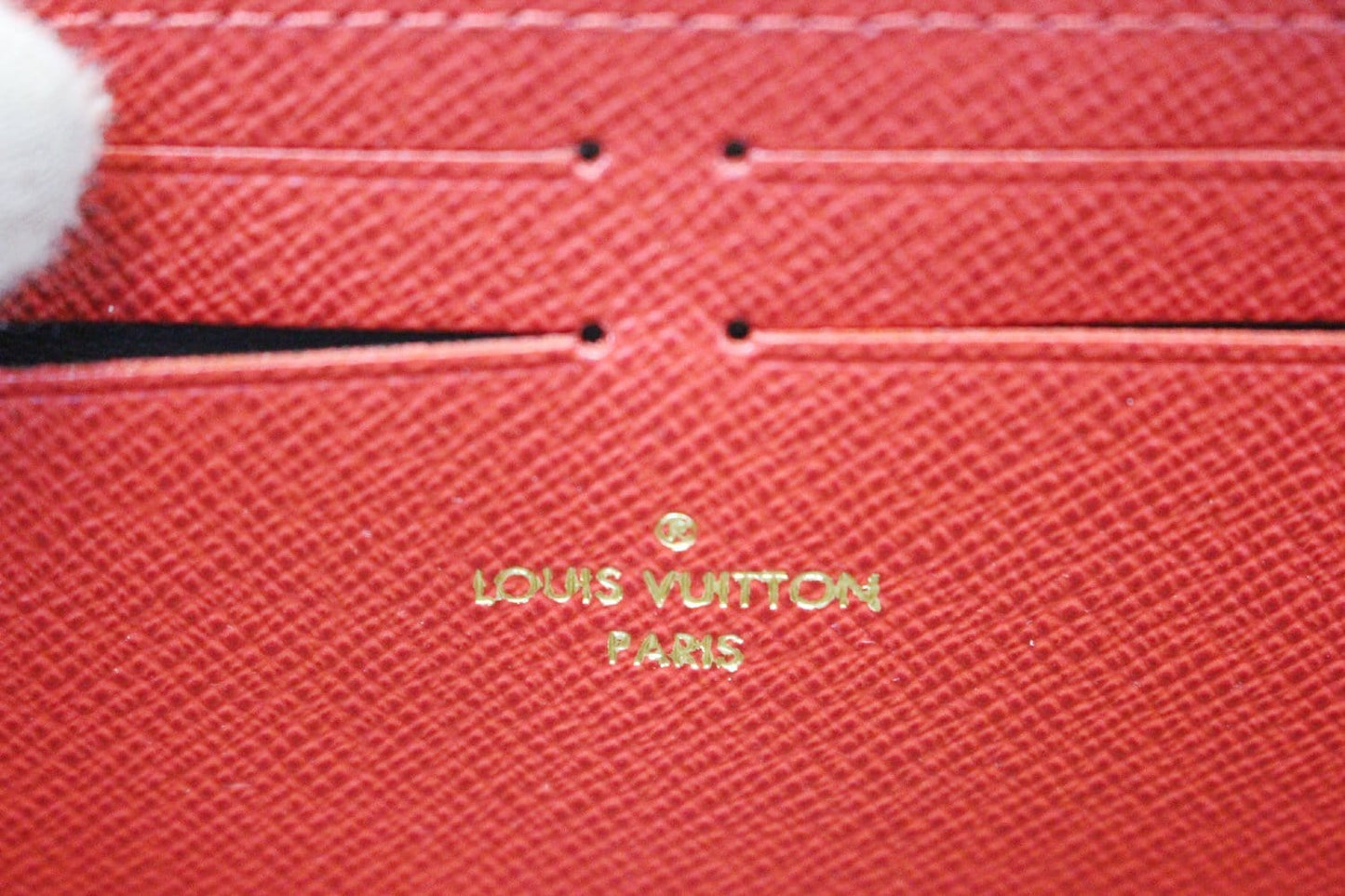 LOUIS VUITTON Damier Ebene Clemence Wallet