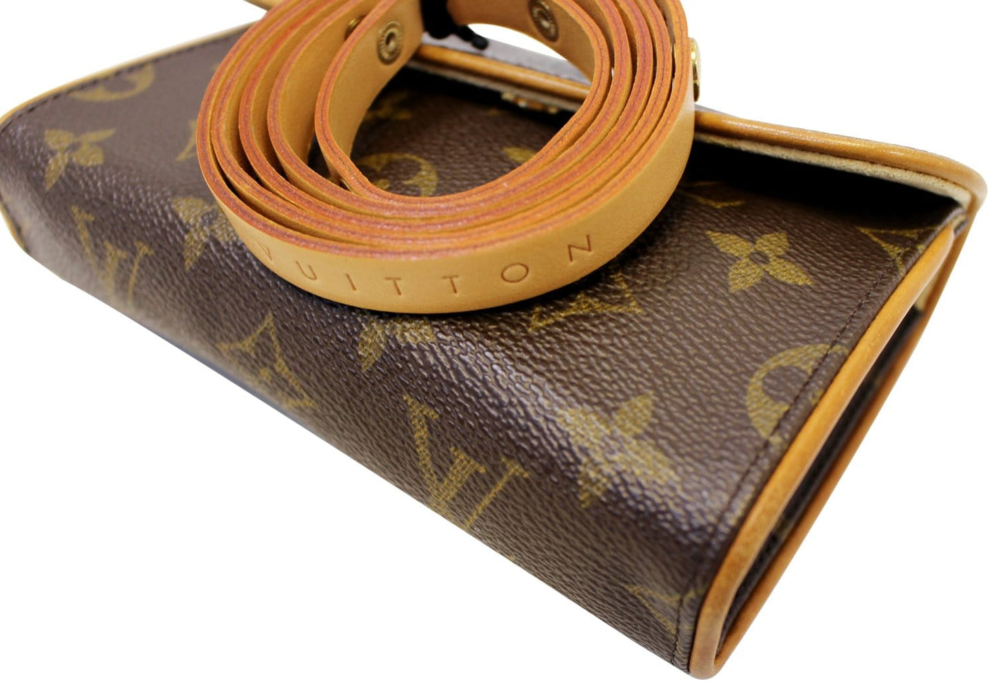 LOUIS VUITTON Monogram Canvas Pochette Florentine Bag