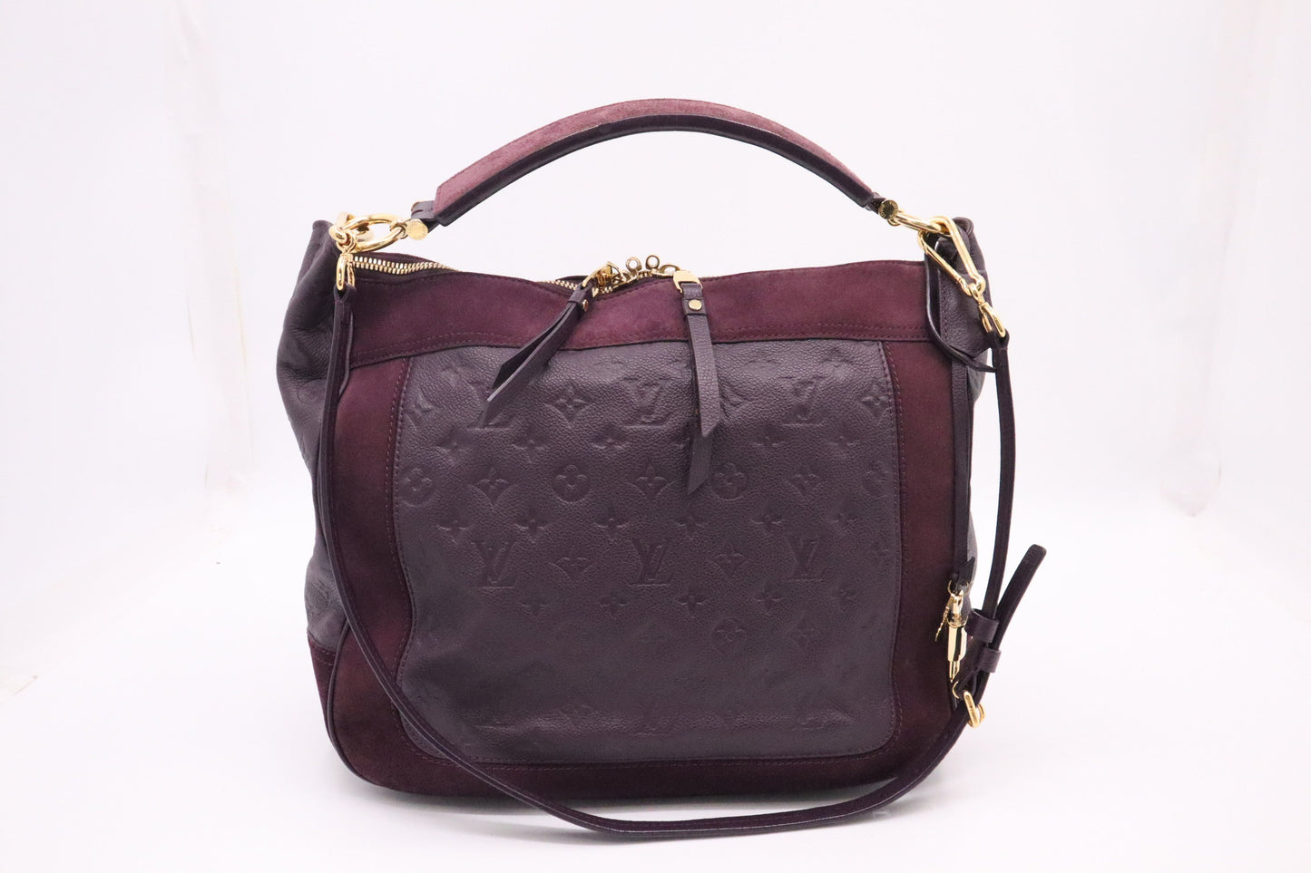 Louis Vuitton Audacieuse in Purple Empreinte Leather