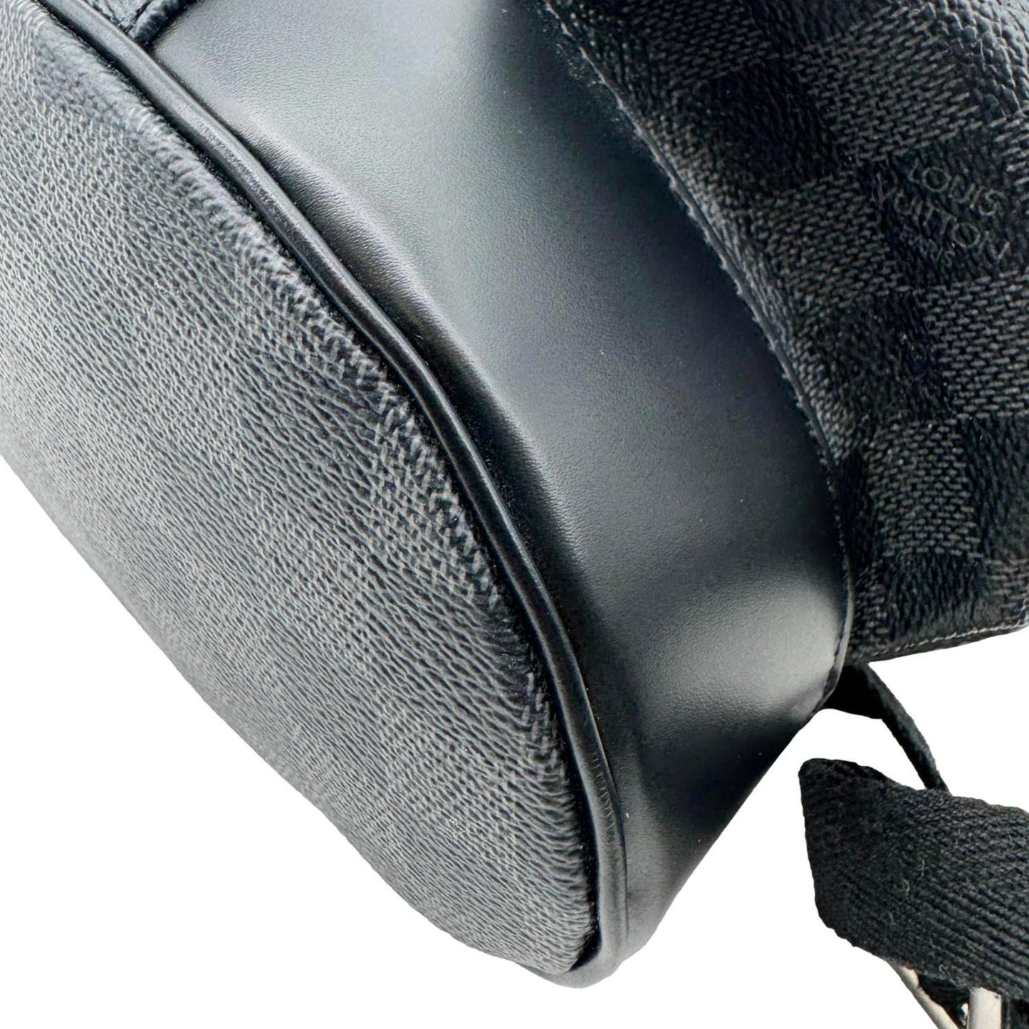 LOUIS VUITTON Christopher PM Damier Graphite Backpack Bag Black