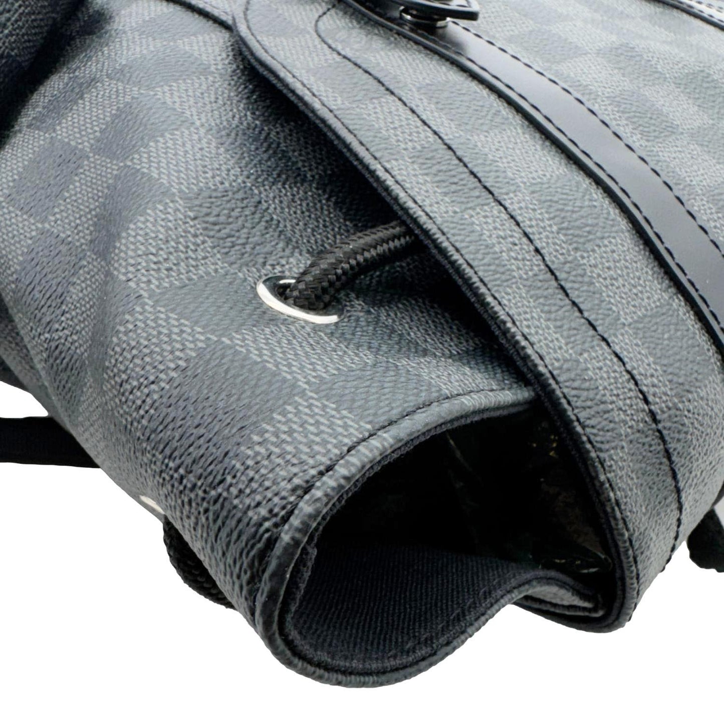 LOUIS VUITTON Christopher PM Damier Graphite Backpack Bag Black