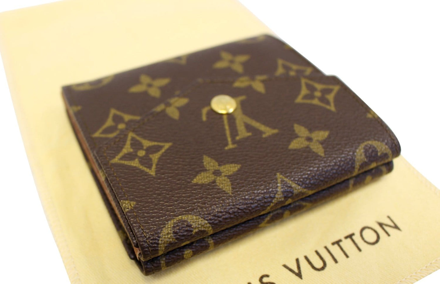 LOUIS VUITTON Monogram Canvas Elise Trifold Wallet
