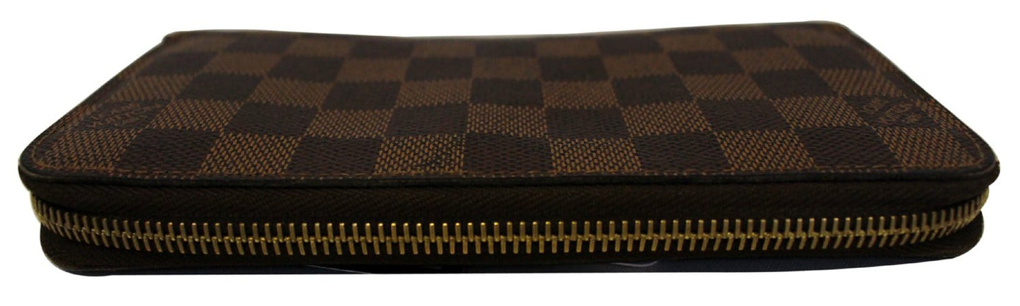 LOUIS VUITTON Damier Ebene Zippy Long Wallet