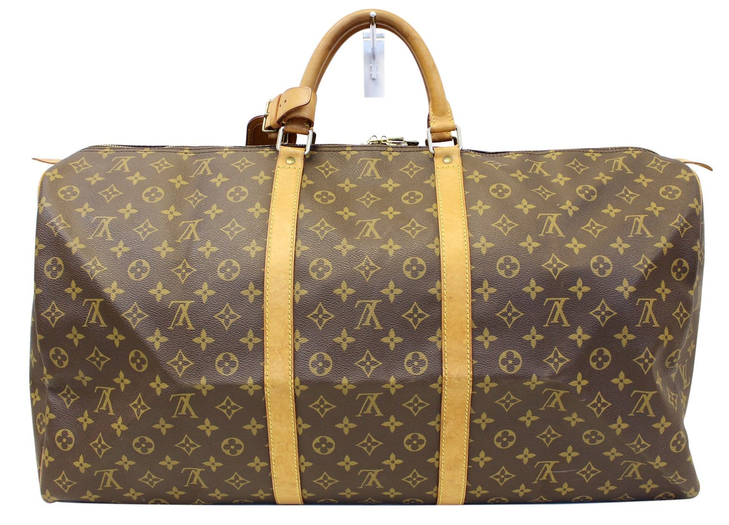 LOUIS VUITTON Monogram Canvas Brown Keepall 60 Travel Bag - Sale