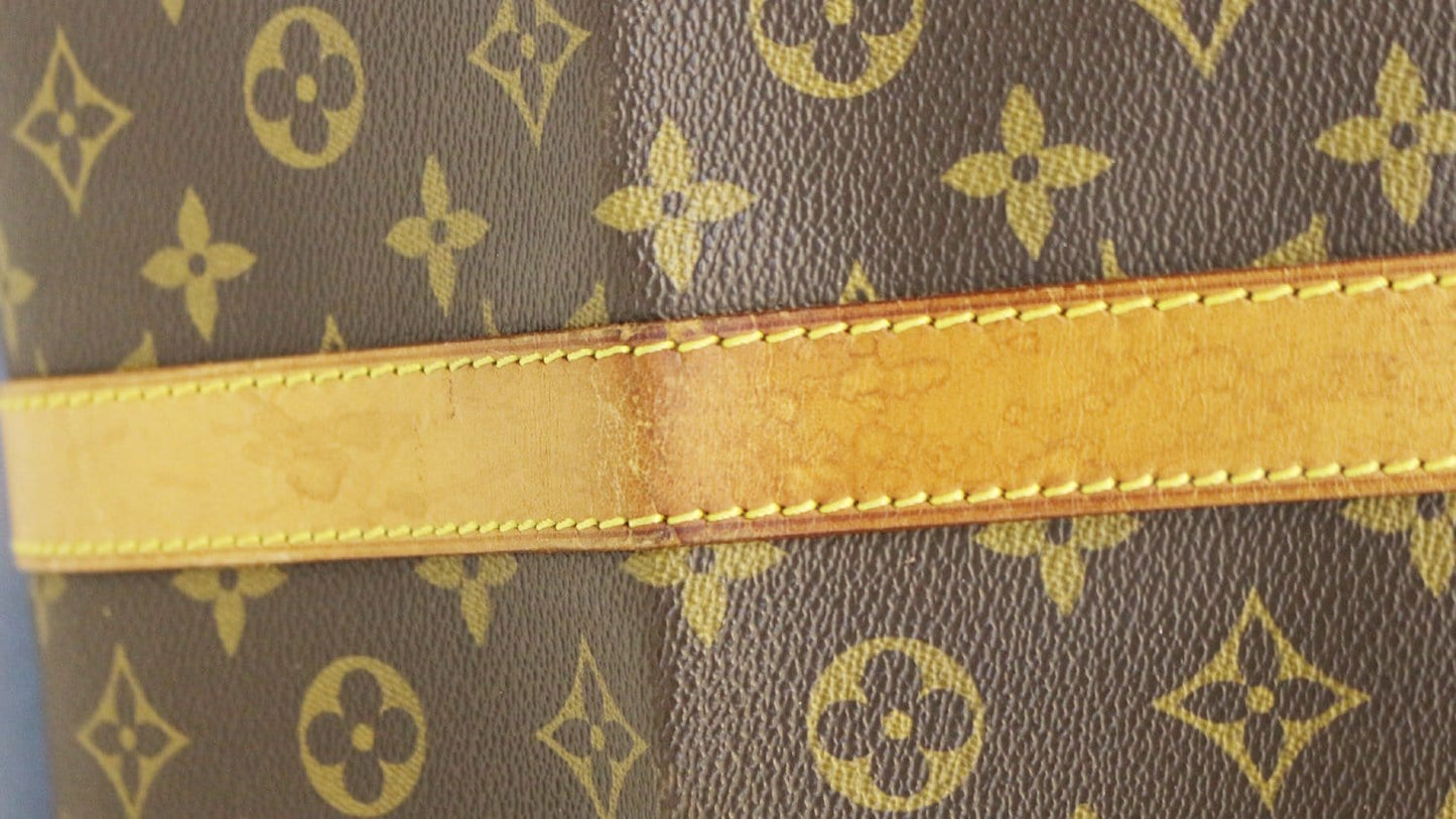 LOUIS VUITTON Monogram Canvas Brown Keepall 60 Travel Bag - Sale