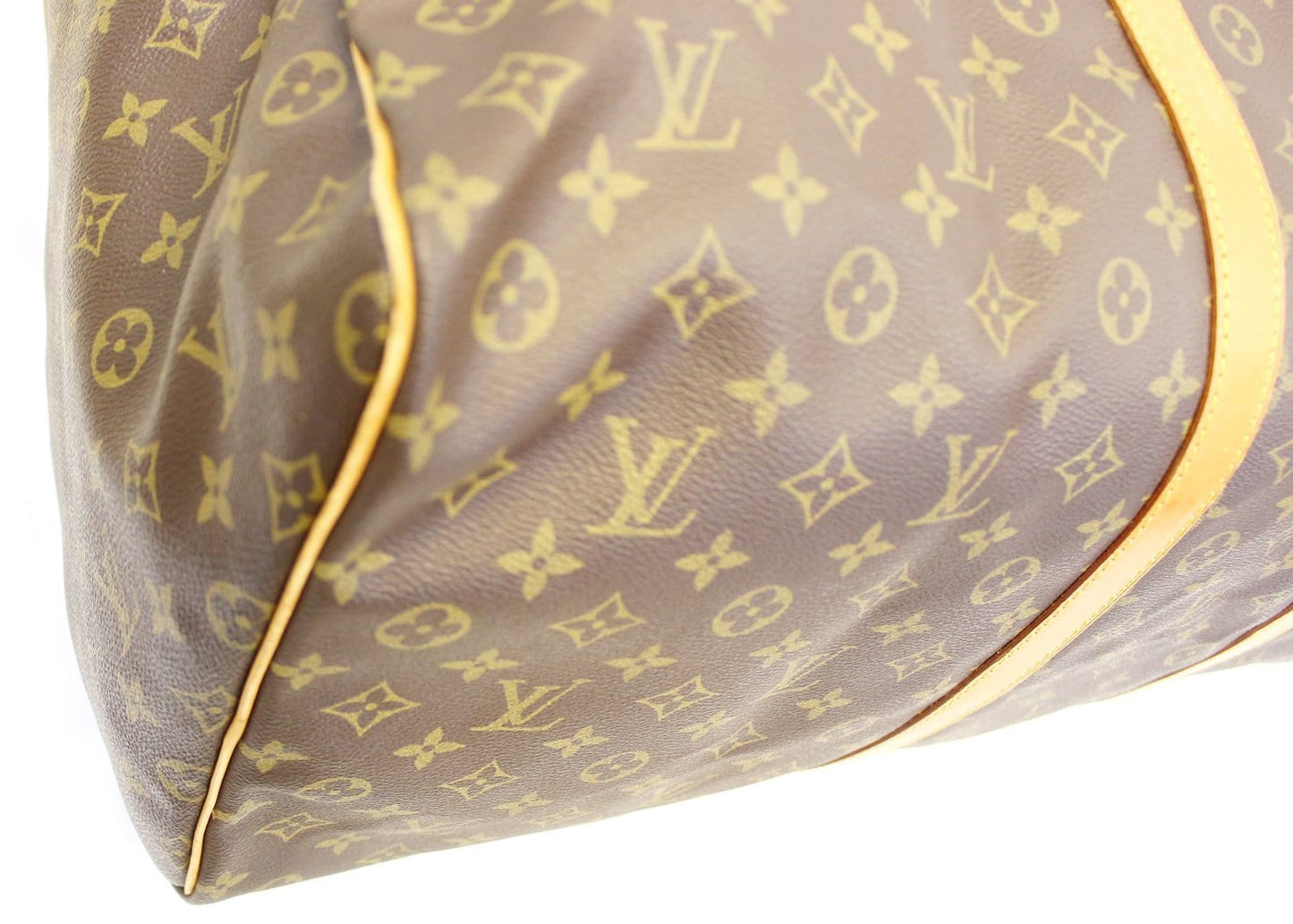 LOUIS VUITTON Monogram Canvas Brown Keepall 60 Travel Bag