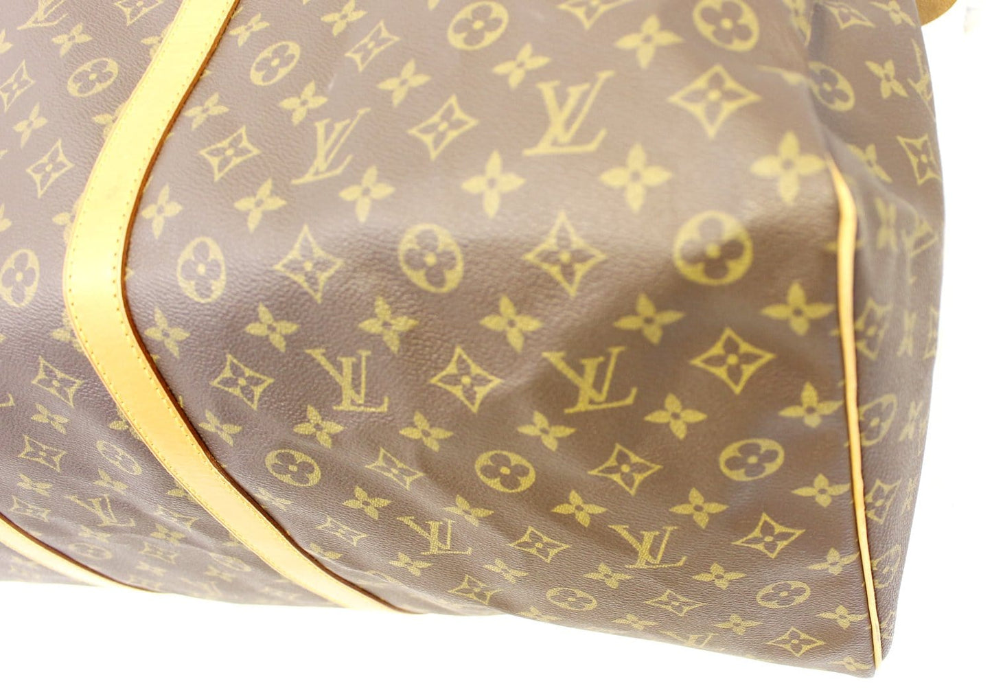 LOUIS VUITTON Monogram Canvas Brown Keepall 60 Travel Bag