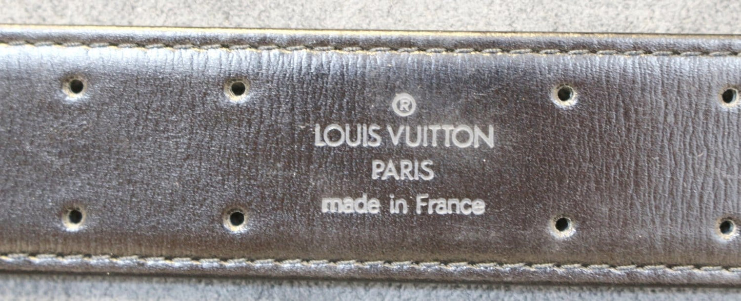 LOUIS VUITTON Epi Leather Black Poche Monte Carlo Jewelry Case