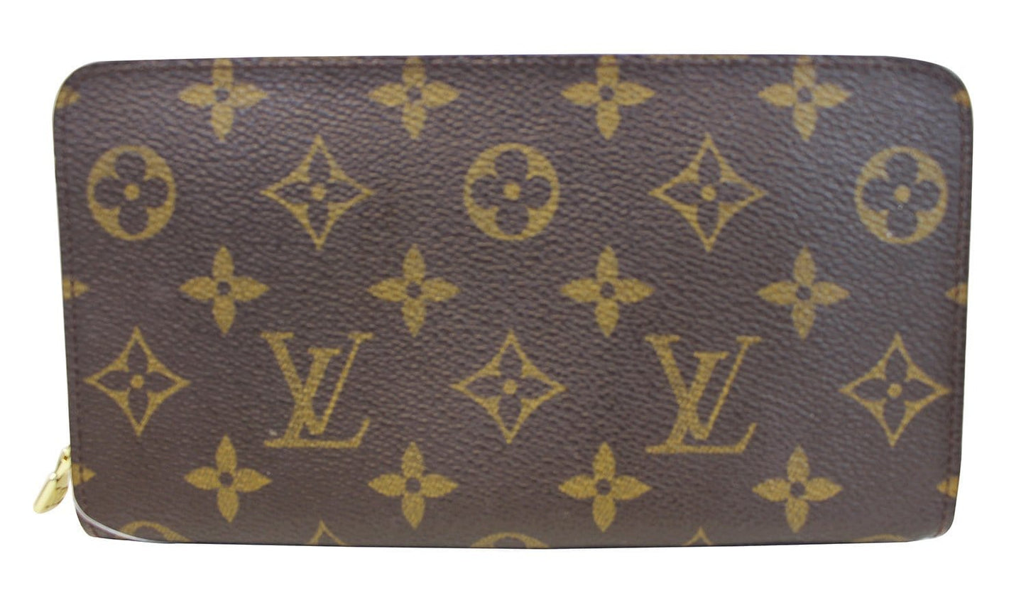 LOUIS VUITTON Monogram Canvas Zippy Long Wallet