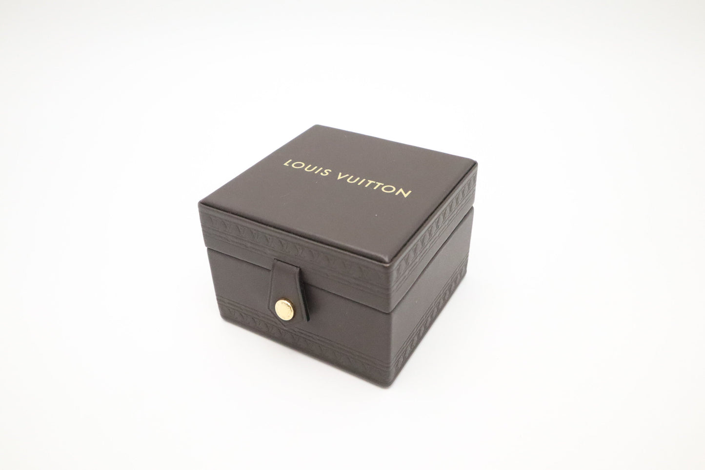 Louis Vuitton Jewelry Box in Brown Leather