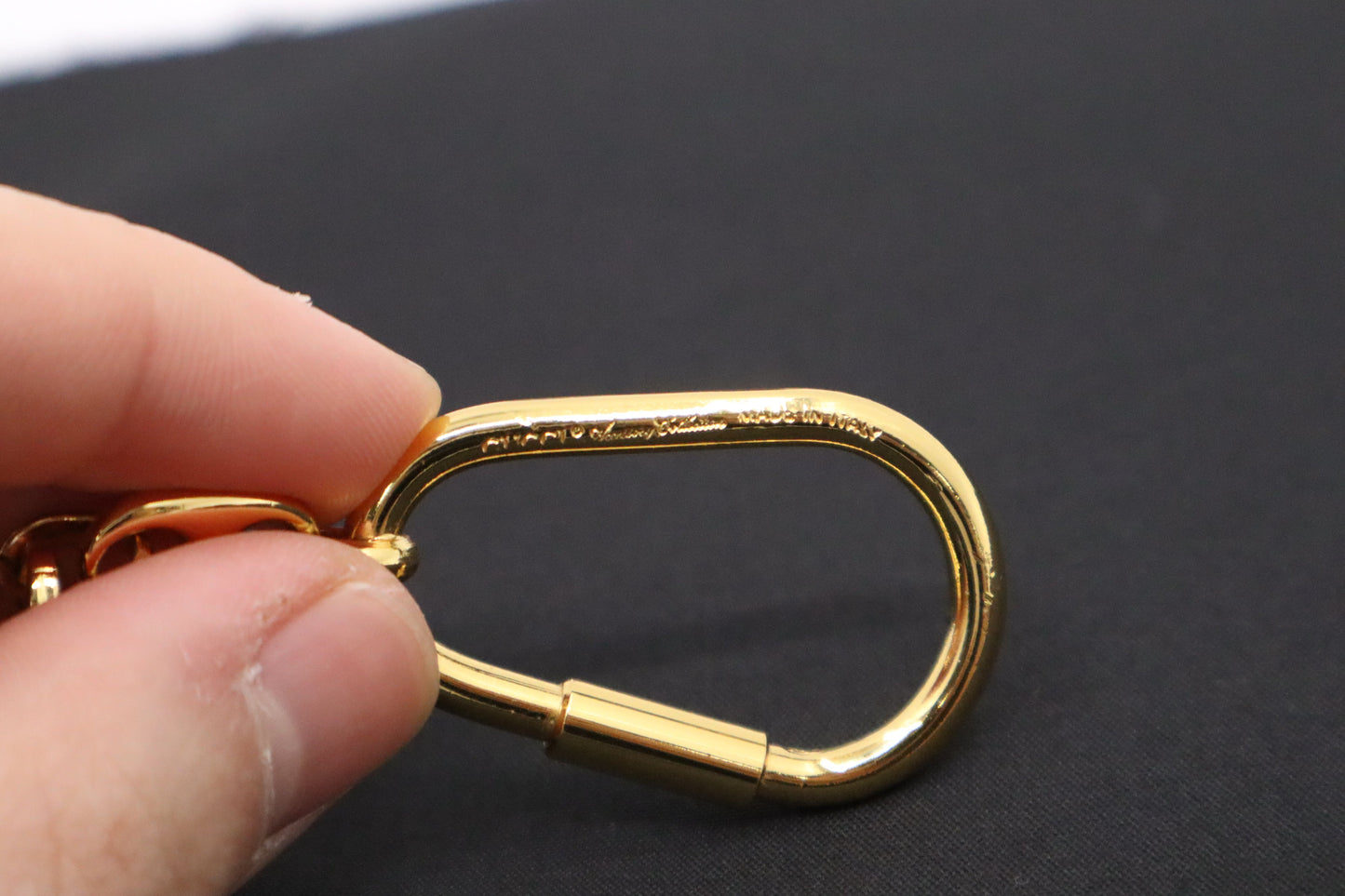 Gucci Accessory Collection Key Chain in Gold-toned Silver