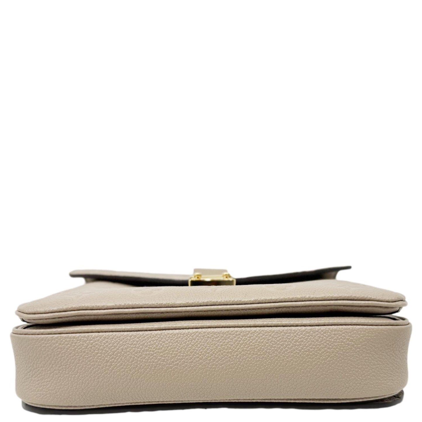 LOUIS VUITTON Metis Pochette Empreinte Leather Crossbody Bag Beige