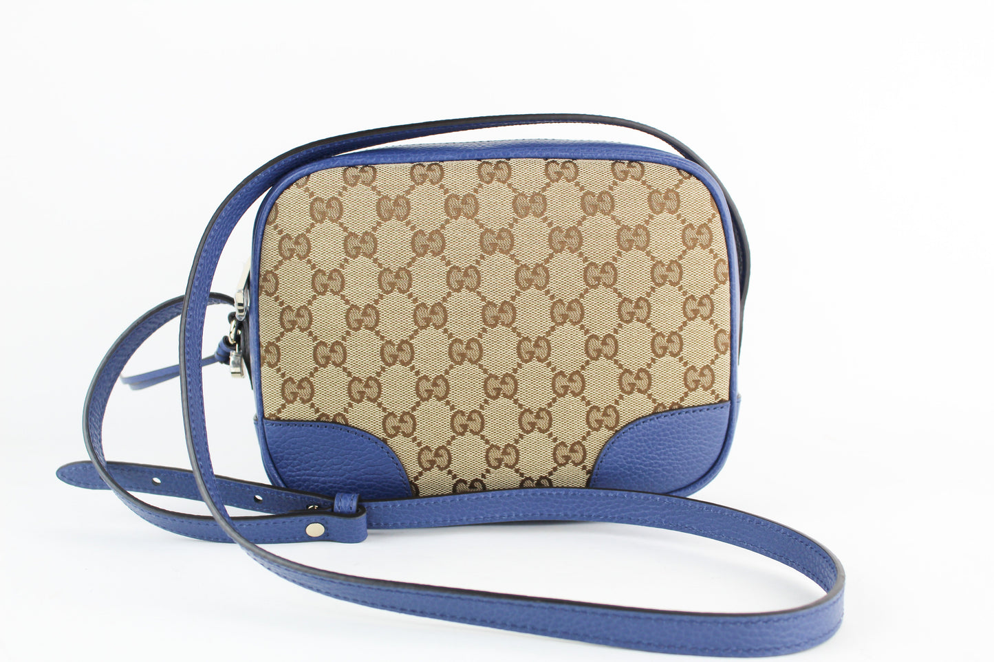 Gucci GG Canvas Bree Bag in Blue