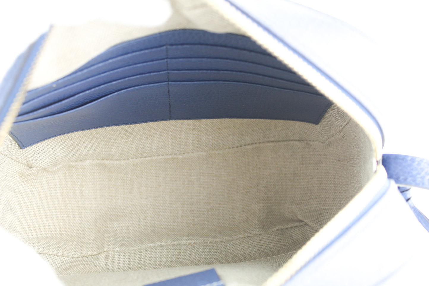 Gucci GG Canvas Bree Bag in Blue